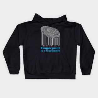 fingerprint is a trademark t-shirt 2020 Kids Hoodie